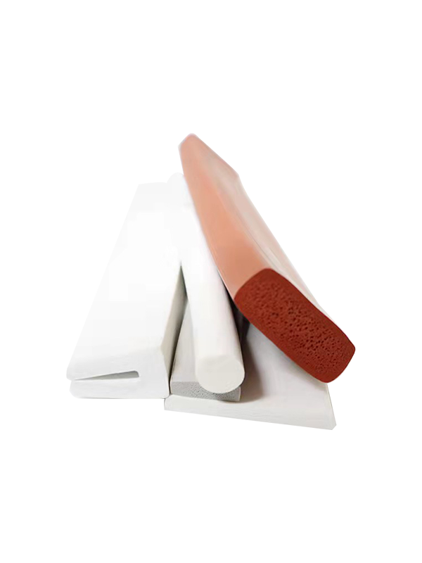 Cao su silicone xốp dải niêm phong mềm hình vuông hình chữ nhật phẳng
